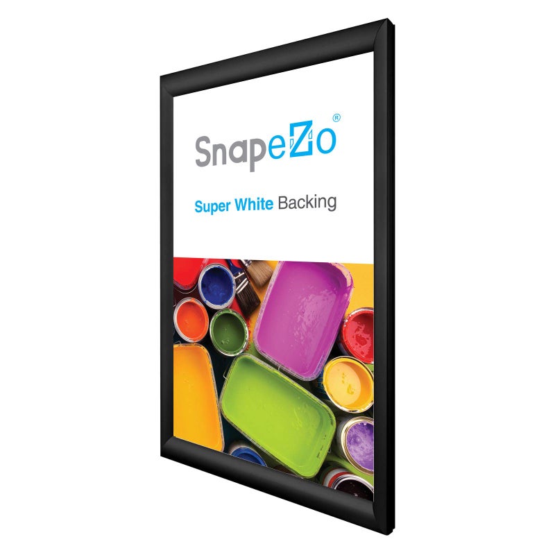 SnapeZo Poster Frame 12x20 Inches, Black 1.2 Inch Aluminum Profile, Front-Loading Snap Frame, Wall Mounting, Premium Series - Image 3